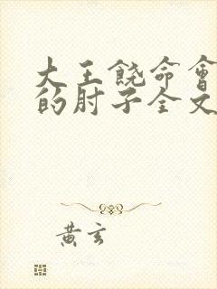 大王饶命会说话的肘子全文免费