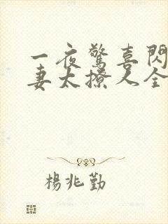 一夜惊喜闪婚娇妻太撩人全文免费阅读