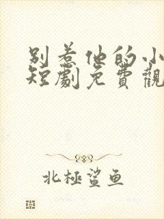 别惹他的小可怜短剧免费观看全集