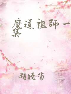 魔道祖师一共几集