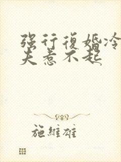 强行复婚冷心前夫惹不起