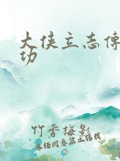 大侠立志传全武功