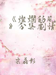 《灿烂的风和海》分集剧情