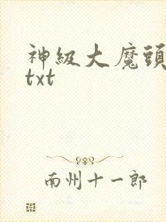 神级大魔头下载txt