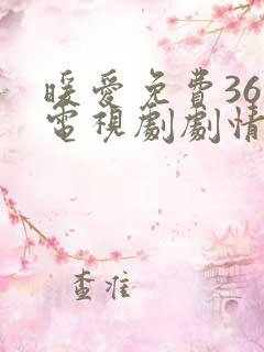 暖爱免费36集电视剧剧情