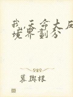 我,天命大反派境界划分