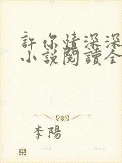 许你情深深似海小说阅读全部