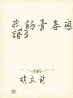 我的青春恋爱物语3