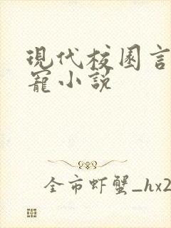 现代校园言情甜宠小说