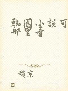 韩国小说可以在哪里看