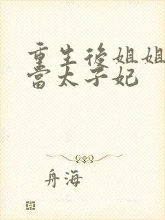 重生后姐姐替我当太子妃