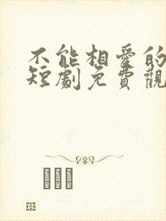 不能相爱的我们短剧免费观看高清