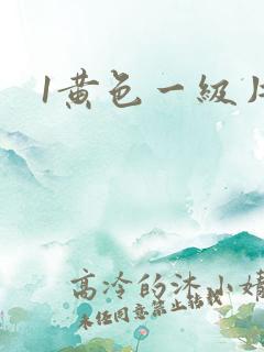 1黄色一级片
