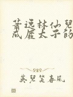 萧逸林仙儿穿越成废太子的小说