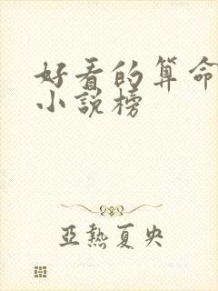 好看的算命风水小说榜