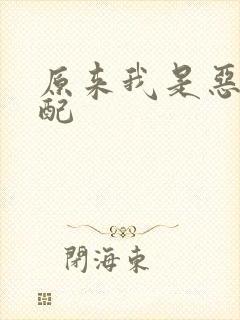 原来我是恶毒女配