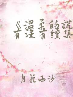 《温柔的谎言》有没有续集