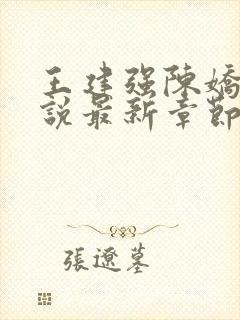 王建强陈娇娇小说最新章节更新