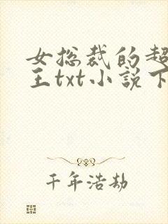 女总裁的超级兵王txt小说下载