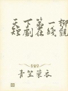 天下第一柳如烟短剧在线观看