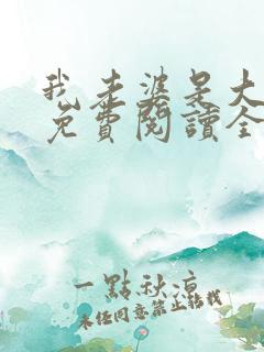 我老婆是大明星免费阅读全