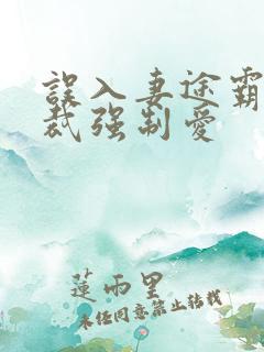 误入妻途霸道总裁强制爱