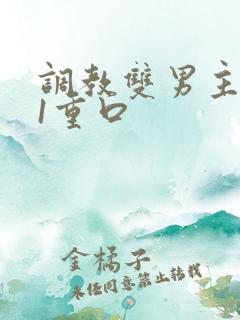 调教双男主1v1重口