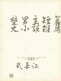 双男主短篇小甜文小说推荐