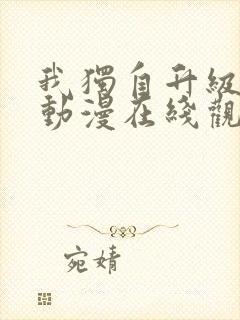 我独自升级国语动漫在线观看