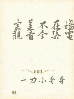 完美不在场免费观看全集电视剧