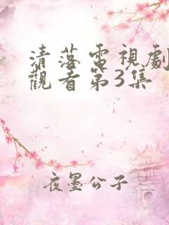 清落电视剧免费观看第3集