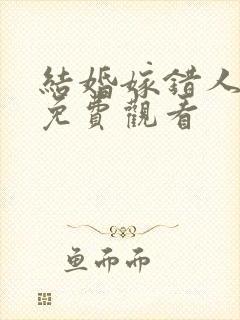 结婚嫁错人短剧免费观看