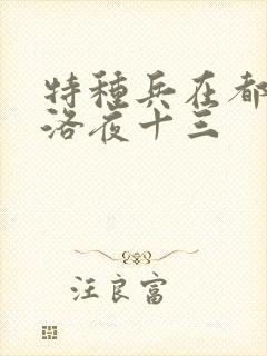 特种兵在都市杨洛夜十三