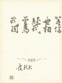 我曾经也等过你因为我相信是什么歌