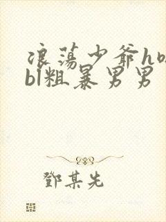 浪荡少爷h嗯啊bl粗暴男男