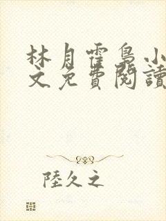 林月霍枭小说全文免费阅读