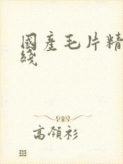 国产毛片精品在线