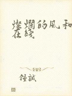 灿烂的风和海 在线