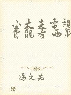 小大夫电视剧免费观看 西瓜