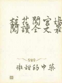 校花闯官场小说阅读全文最新章节