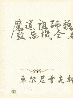 魔道祖师魏无羡/蓝忘机全篇