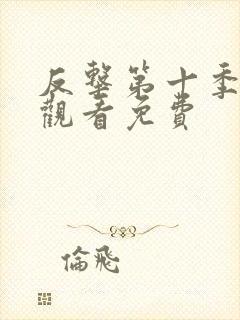 反击第十季在线观看免费