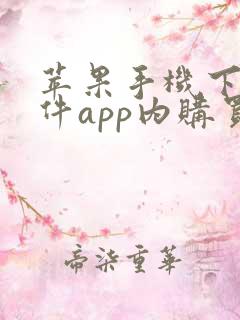 苹果手机下载软件app内购买是什么意思