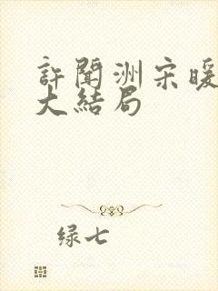 许闻洲宋暖小说大结局