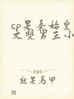 cp是秦始皇的文双男主小说