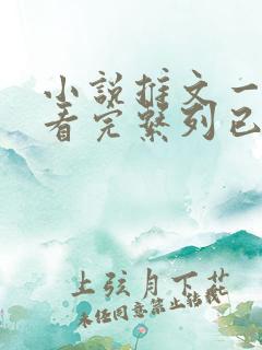 小说推文一口气看完系列已完结长文