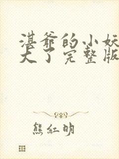 湛爷的小妖精长大了完整版