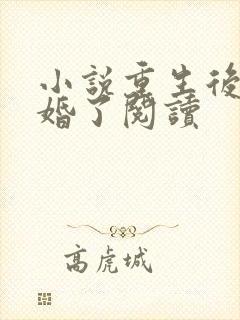 小说重生后我逃婚了阅读