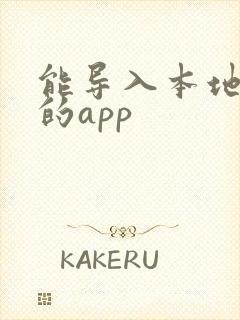 能导入本地漫画的app