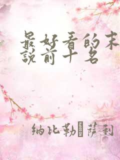 最好看的末世小说前十名